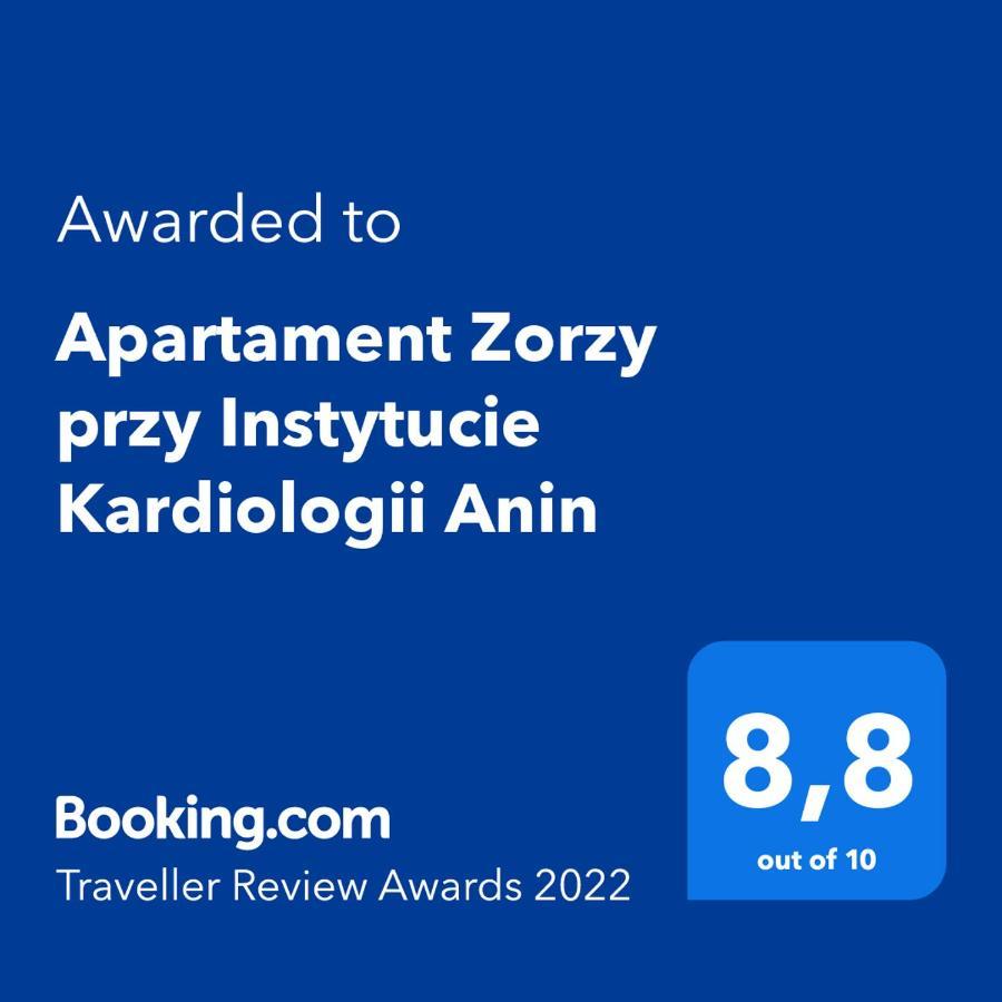 Apartament Zorzy Przy Instytucie Kardiologii Anin Warszawa Exteriör bild